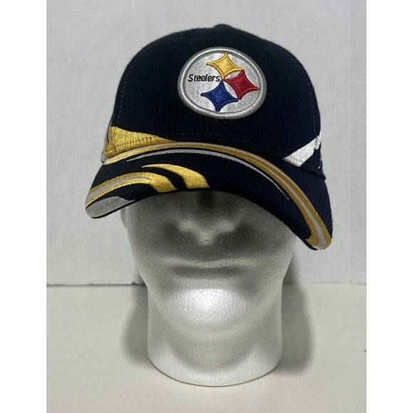 Pittsburgh Steelers - NFL Hat Reebok One Size‎ Fits All Yellow Black - Picture 1 of 5